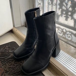 NastyGal Black Ankle Boots